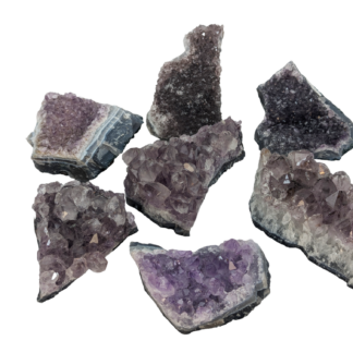 Brazilian Amethyst Crystal Mineral Cluster