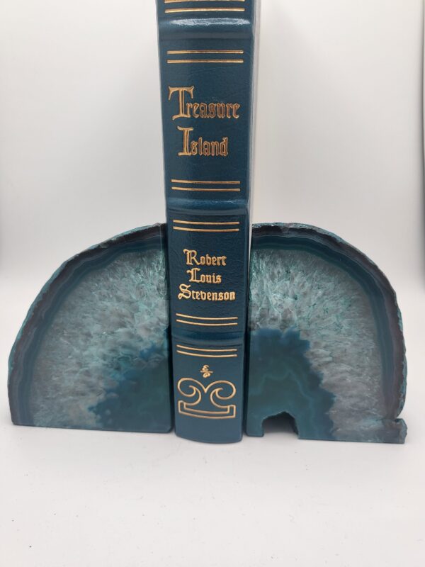 Teal Agate Bookend Set - Image 2