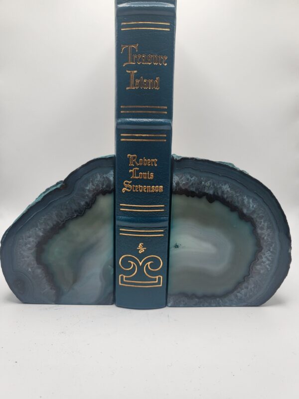 Teal Agate Bookend Set - Image 2