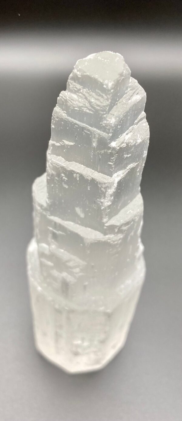 Selenite Mineral Crystal Tower- 6 Inch Rough - Image 3