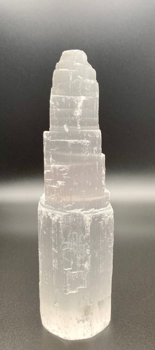 Selenite Mineral Crystal Tower- 6 Inch Rough - Image 2