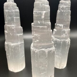Selenite Mineral Crystal Tower- 6 Inch Rough