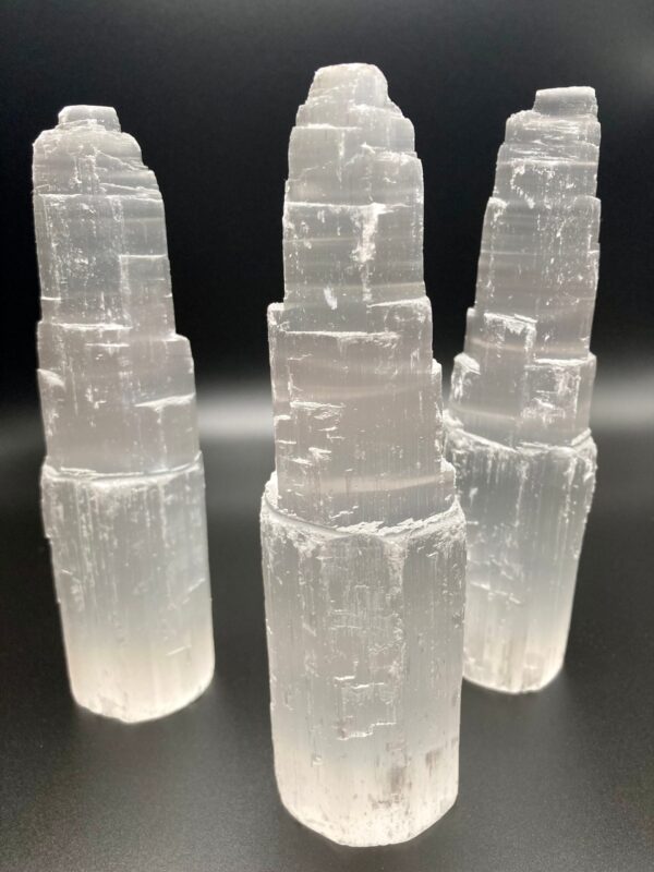 Selenite Mineral Crystal Tower- 6 Inch Rough