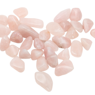 One Rose Quartz Tumbled Pocket Stone, Single Stone
