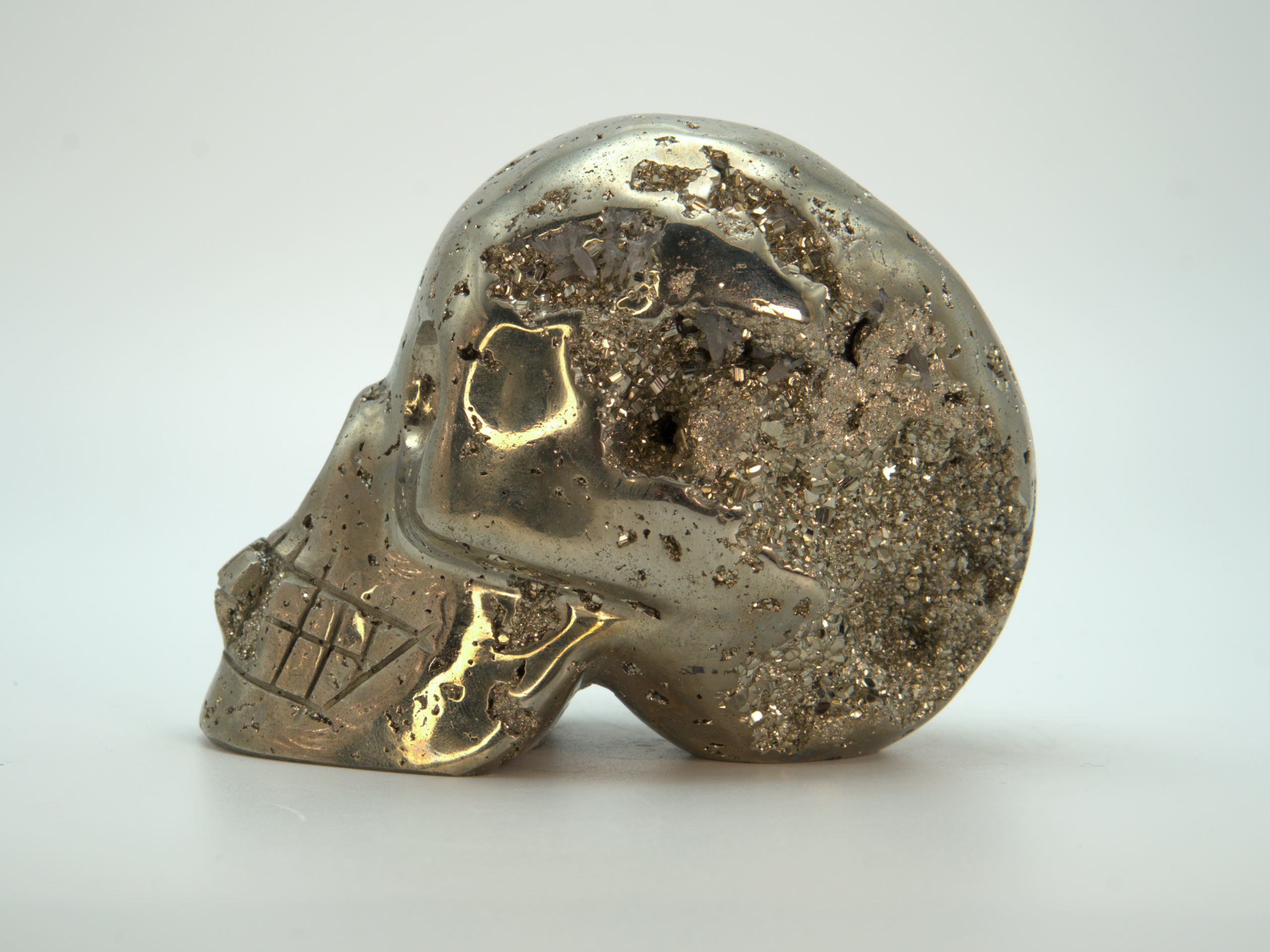Large Pyrite Skull - Image 4