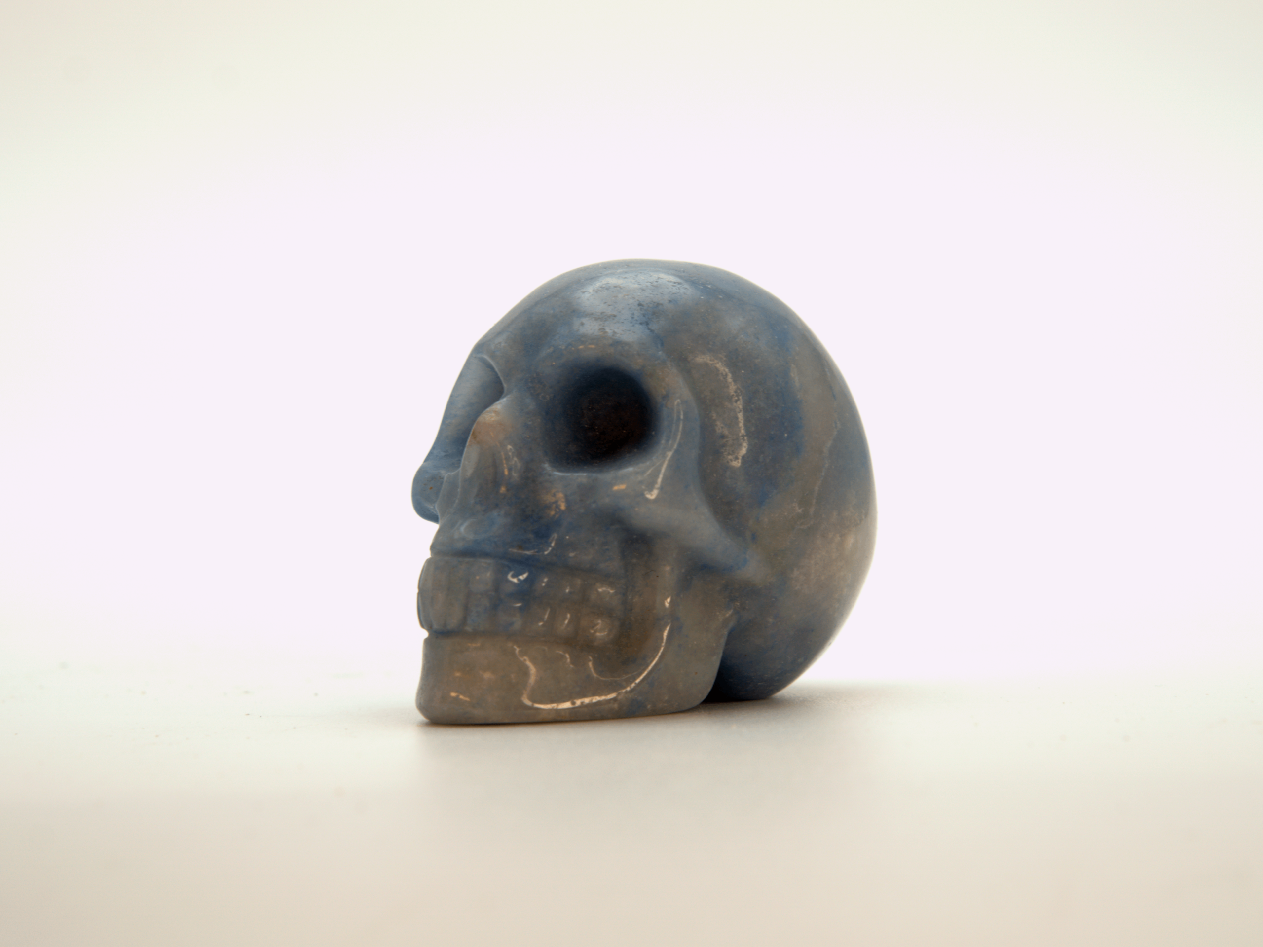 Blue Calcite Skull - Image 2