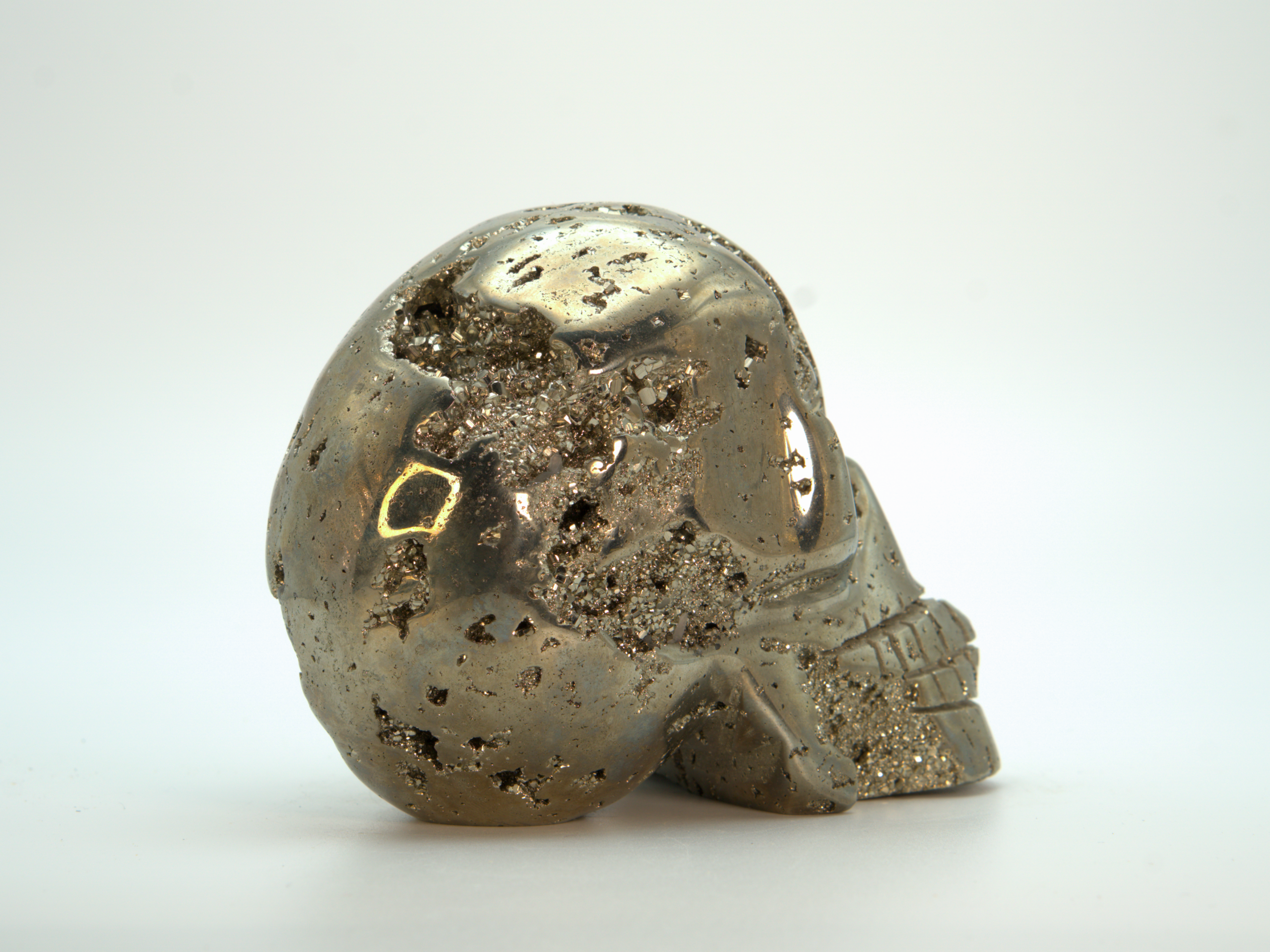 Large Pyrite Skull - Image 2