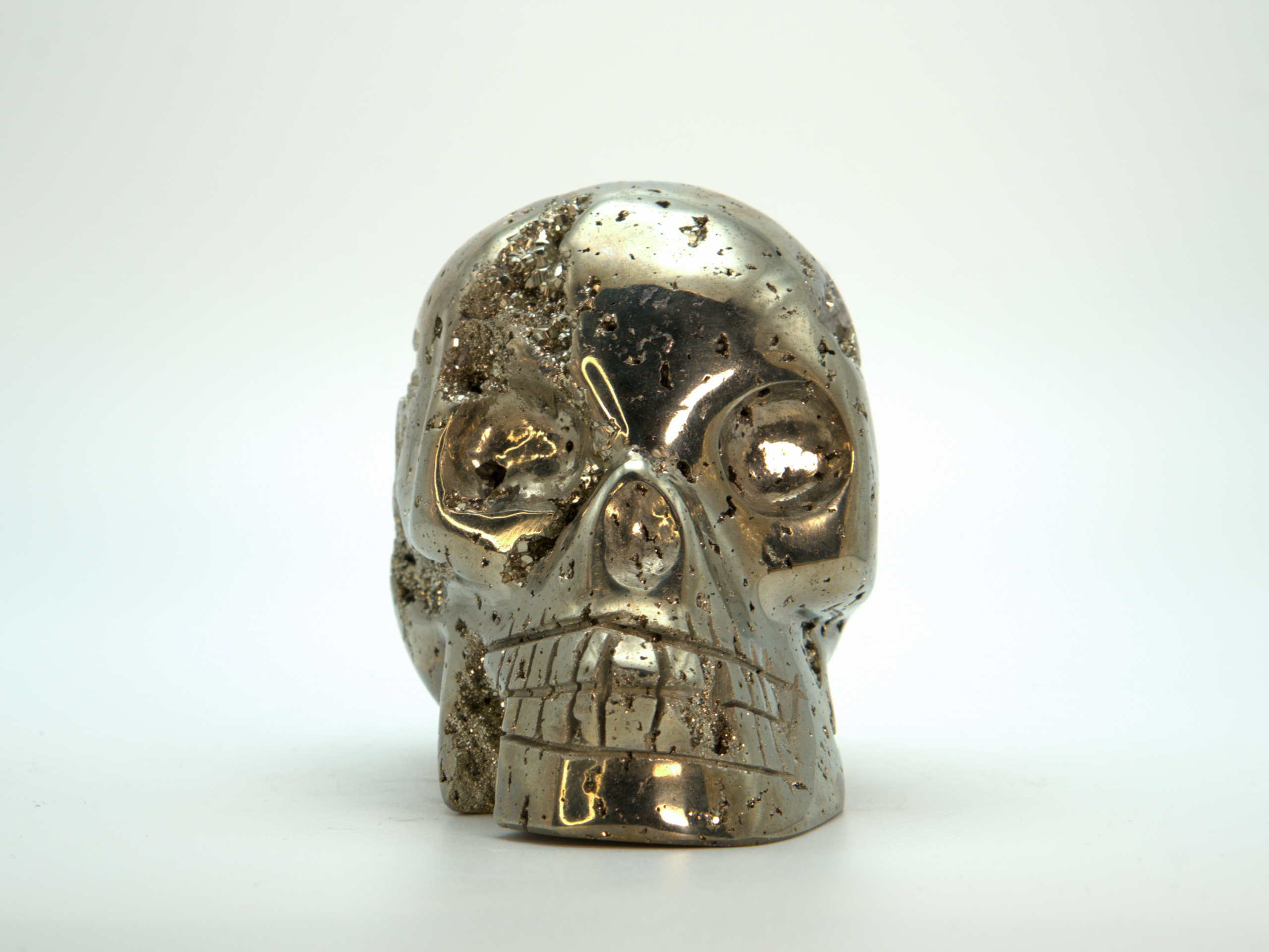 Large Pyrite Skull