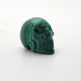 Small Malachite Skulls