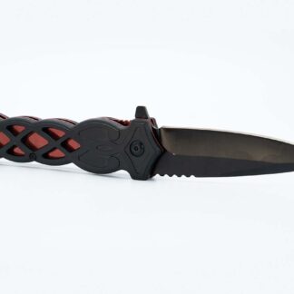 Rite Edge Black and Red Pocket Knife
