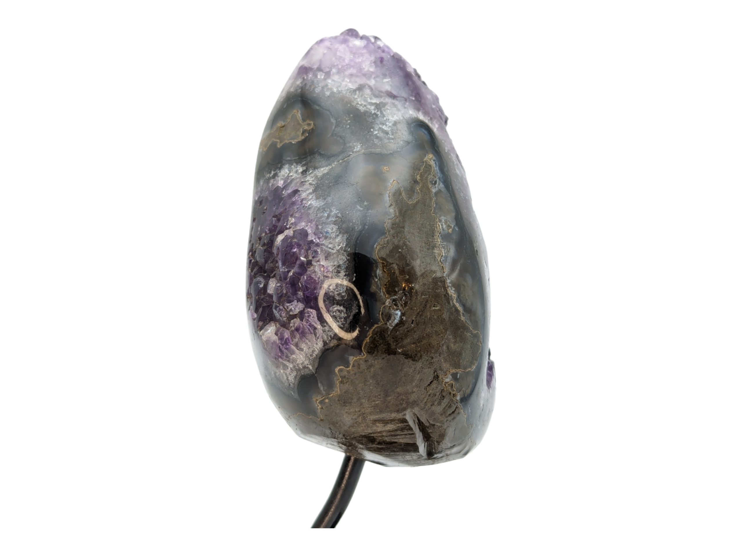 Amethyst Geode Teardrop Display - Image 6
