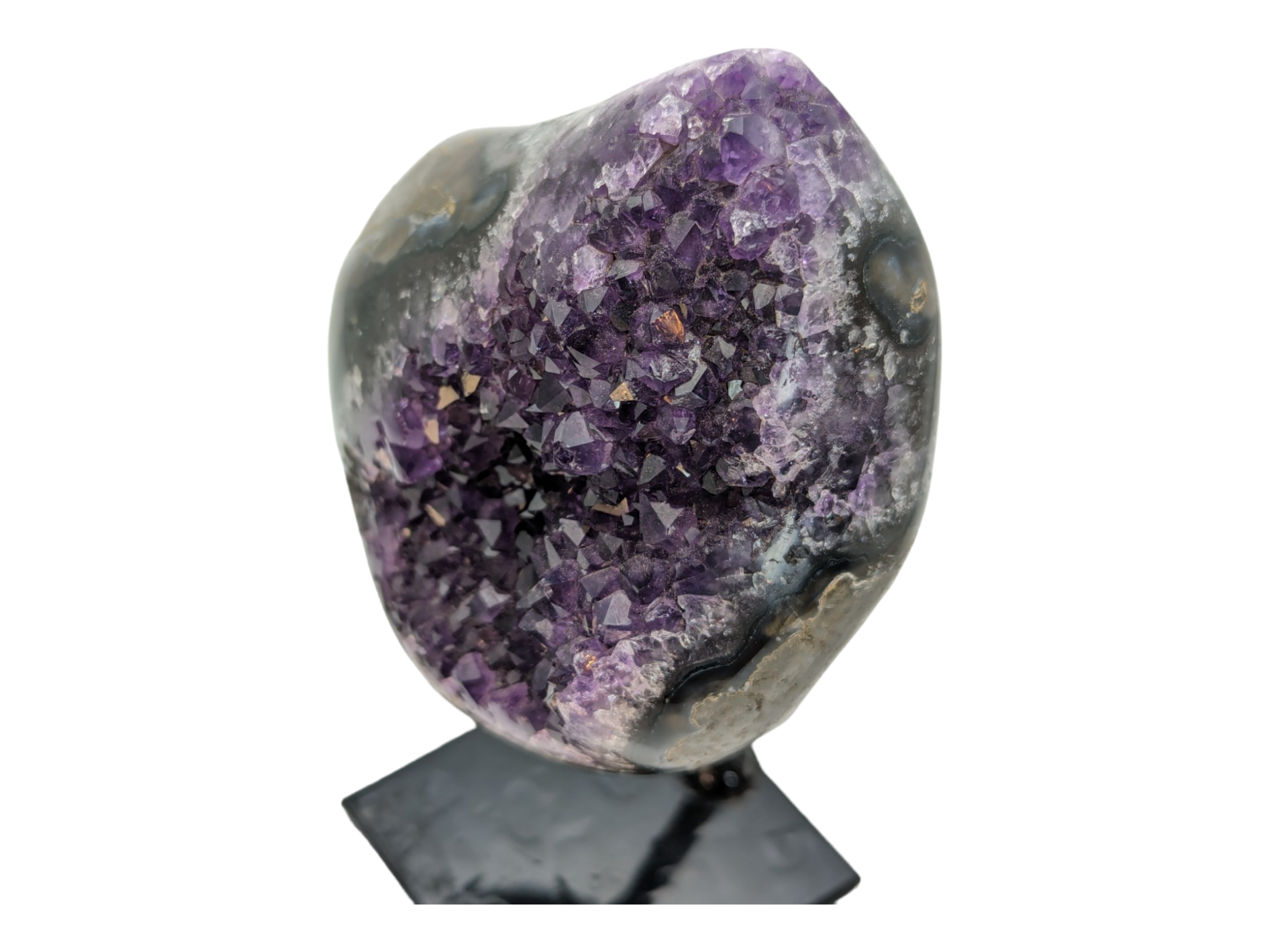 Amethyst Geode Teardrop Display - Image 4