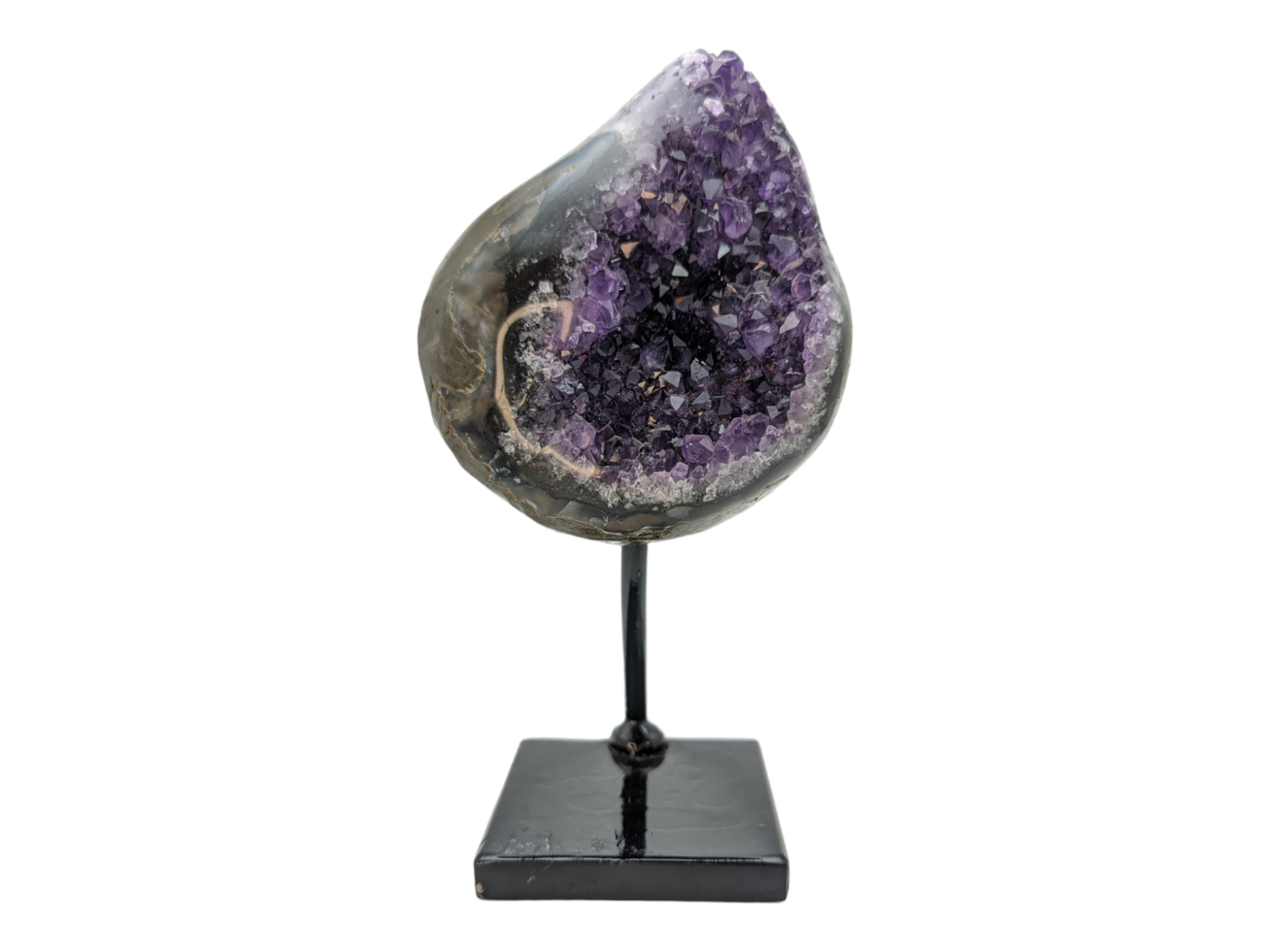 Amethyst Geode Teardrop Display - Image 2