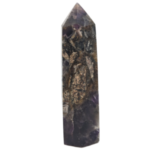 Amethyst Chevron Crystal Tower Point
