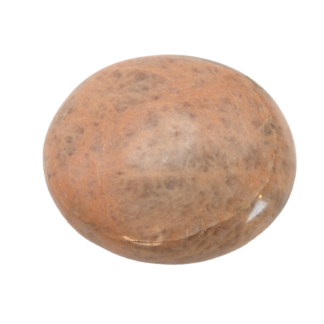 Peach Moonstone Palm Stone
