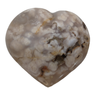 Flower Agate Heart
