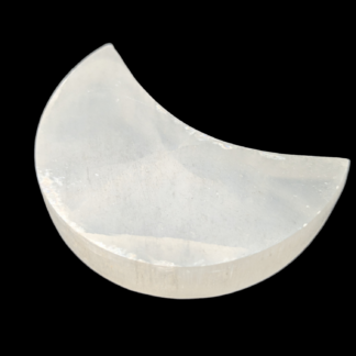 Selenite Crescent Half Moon