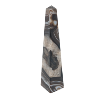 Black Banded Agate Obelisk