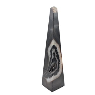 Black Banded Agate Obelisk