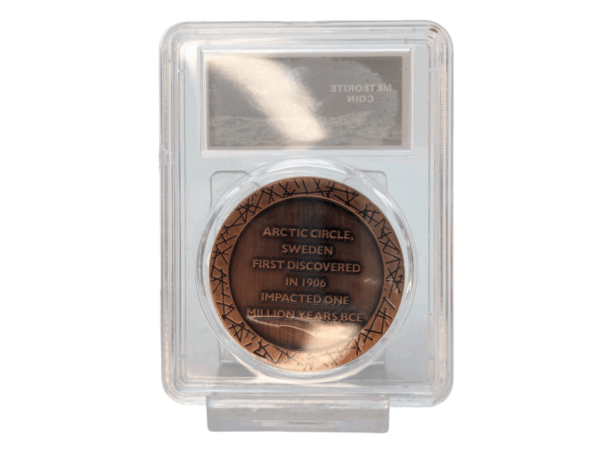 Bronze Muonionalusta Meteorite Coin - Image 4