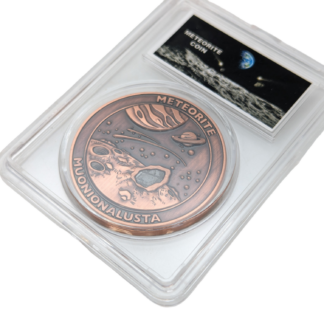 Bronze Muonionalusta Meteorite Coin