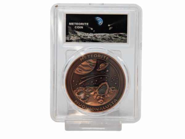 Bronze Muonionalusta Meteorite Coin - Image 2