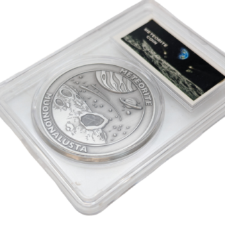 Silver Muonionalusta Meteorite Coin