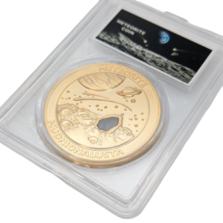 Gold Muonionalusta Meteorite Coin