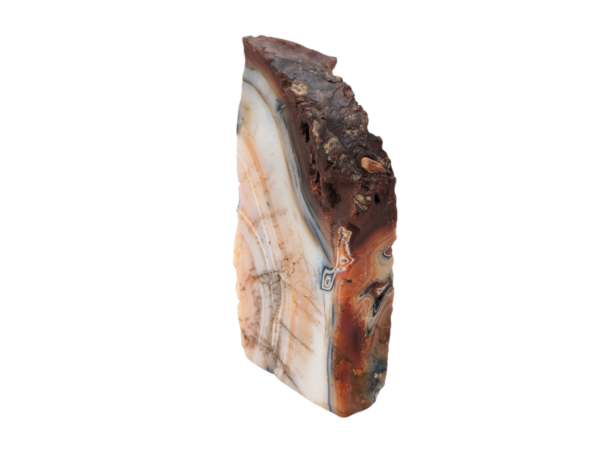 Raw Banded Carnelian Slice - Image 3