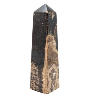 Chocolate Calcite Obelisk Tower
