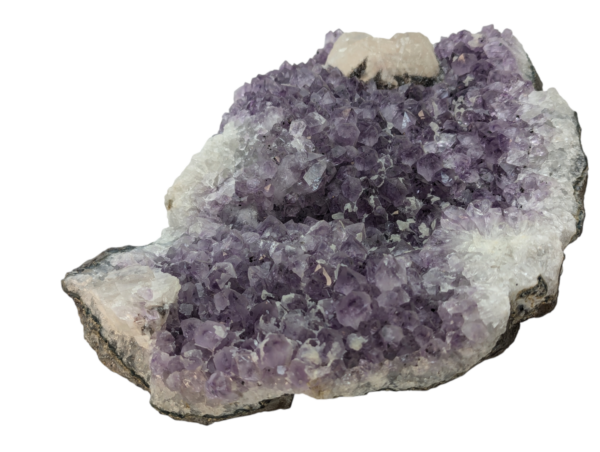 Amethyst Flat Display Piece with Quartz - Image 6