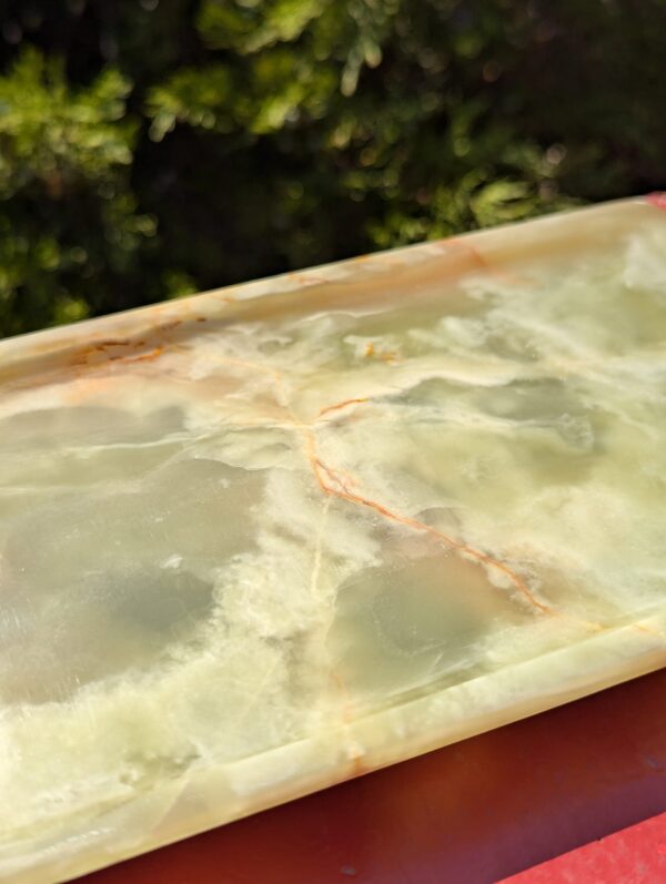 Onyx Tray / Stone 7.5" Rectangle Dish - Image 3