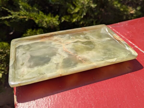 Onyx Tray / Stone 7.5" Rectangle Dish - Image 4