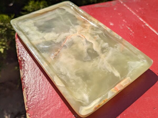 Onyx Tray / Stone 7.5" Rectangle Dish - Image 5