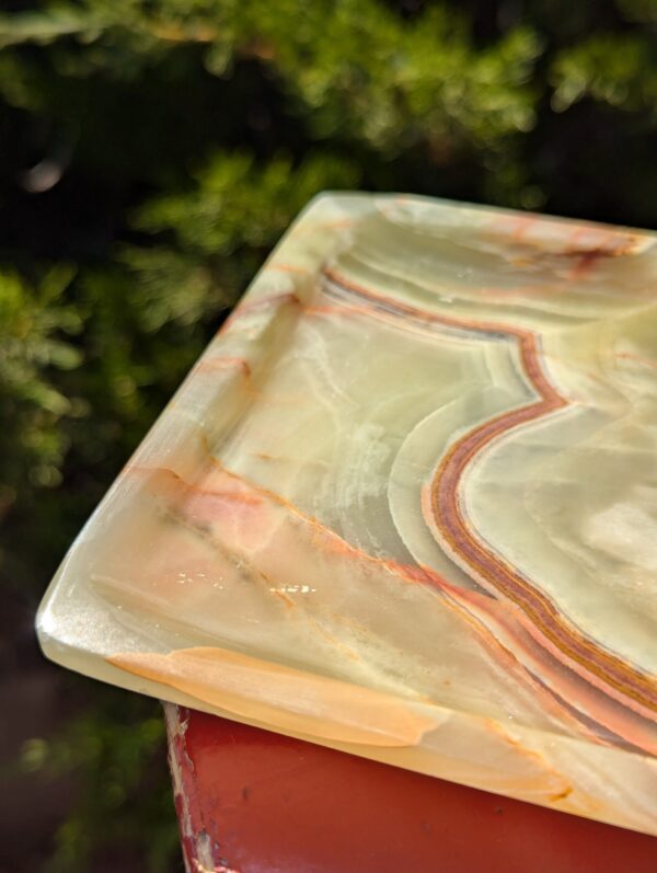 Onyx Tray / Stone 7.5" Rectangle Dish - Image 2