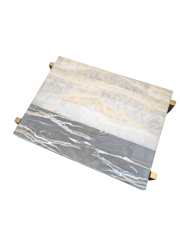 Onyx Side Table / Stone Living Room Table - Image 13