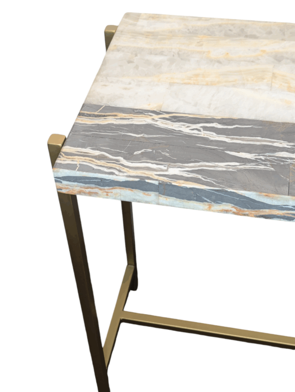 Onyx Side Table / Stone Living Room Table - Image 11