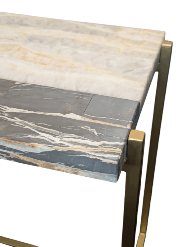 Onyx Side Table / Stone Living Room Table - Image 9