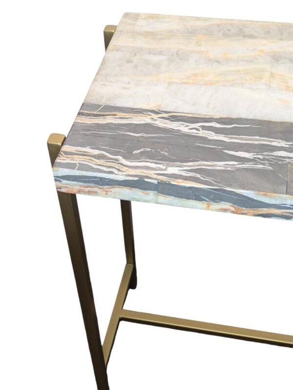 Onyx Side Table / Stone Living Room Table - Image 8