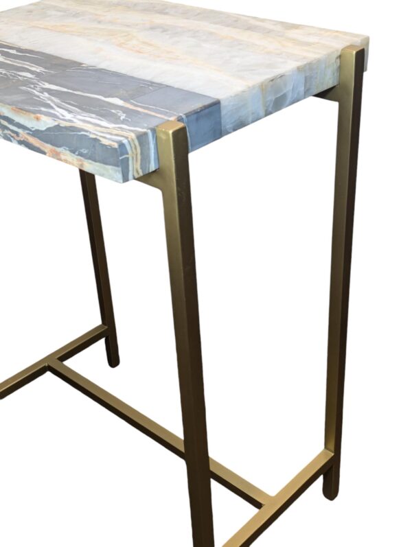 Onyx Side Table / Stone Living Room Table - Image 7