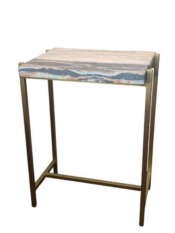 Onyx Side Table / Stone Living Room Table