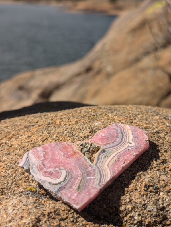 Polished Rhodochrosite Slice - Image 6