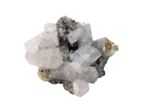 Pyrite Specimen with Calcite and Apatite