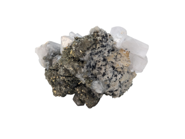 Pyrite Specimen with Calcite and Apatite - Image 2