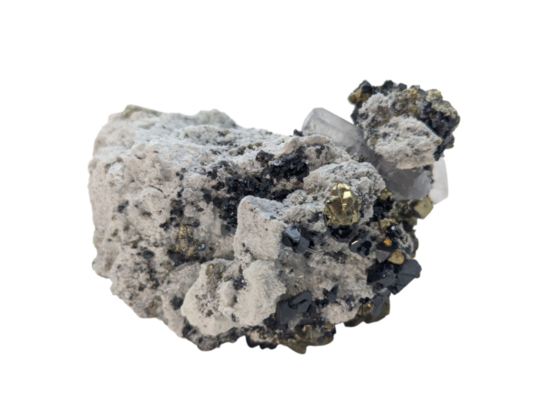 Pyrite Specimen with Calcite and Apatite - Image 4