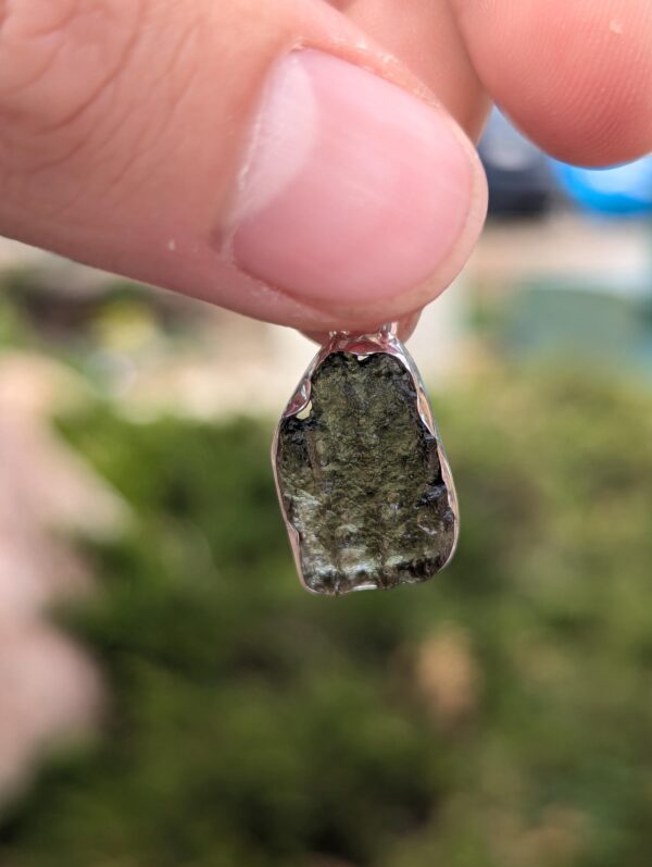 Moldavite Crystal Pendants / Tektite Metaphysical Necklace Pendant - Image 9