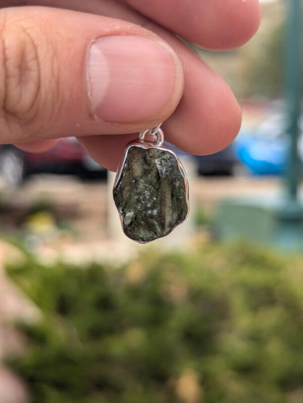 Moldavite Crystal Pendants / Tektite Metaphysical Necklace Pendant - Image 5