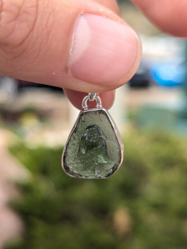Moldavite Crystal Pendants / Tektite Metaphysical Necklace Pendant - Image 10