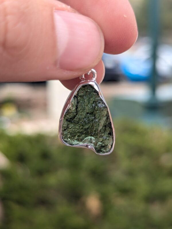 Moldavite Crystal Pendants / Tektite Metaphysical Necklace Pendant - Image 7